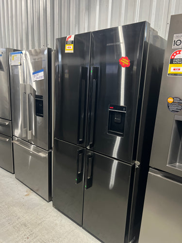 Transportation damaged Fisher & Paykel 538L Quad Door Refrigerator Model: RF605QDUVB2 - Second Hand Appliances Geebung